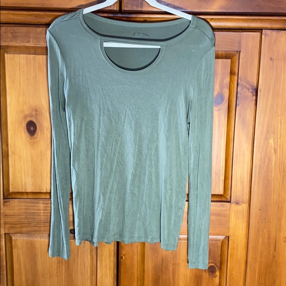 Art Class from Target Hunter Green Long Sleeve